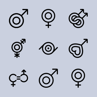 Genders icons pack