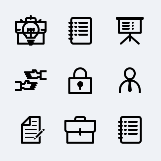 Business, Finance, Office icons pack