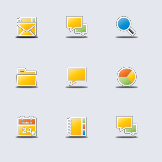 Origami icons pack