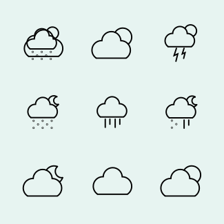 Weather icons pack
