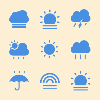 Climate IconSet icons pack