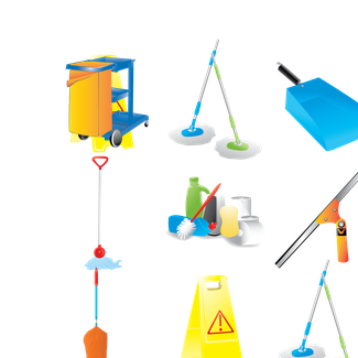 Domestic and Commercial Cleaning icons pack