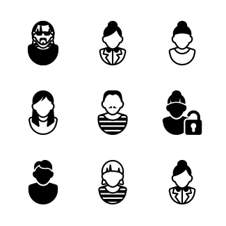 Users 2 icons pack