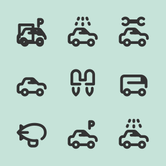 Tidee Transport icons pack