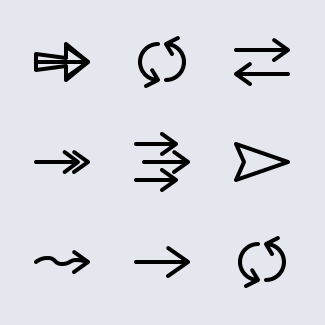 Arrow icons pack
