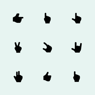 Hand Gesture icons pack