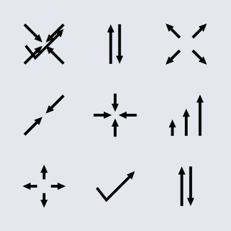 Simple arrow icons pack