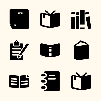 Books icons pack