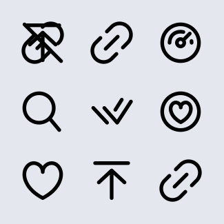 Basic Actions Set icons pack