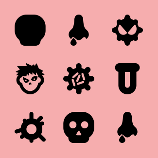 Virus icons pack