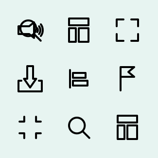 UI Line Pixel Perfect icons pack