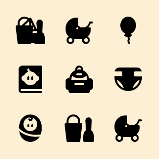 Baby and Toys icons pack