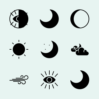 Weather (solid) icons pack