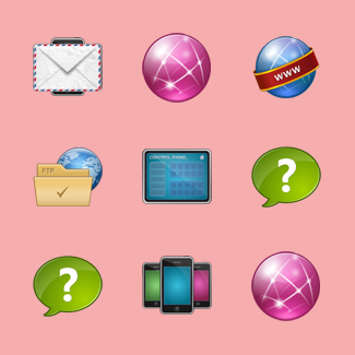 Hosting icons pack