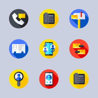 Contact icons pack