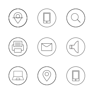 Round Black Icons icons pack