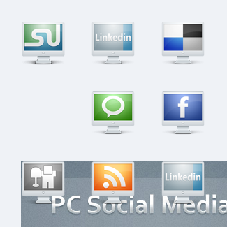 PC Social Media icons pack