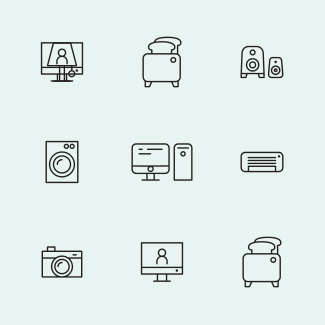 Appliance icons pack