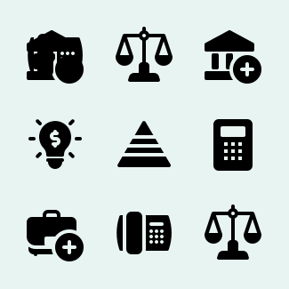 Business and Finance icons pack