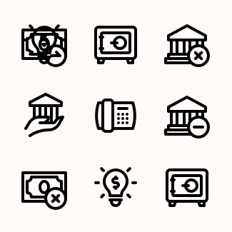 Business and Finance icons pack