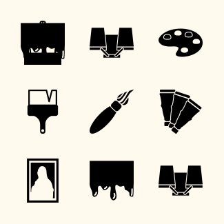 Art icons pack