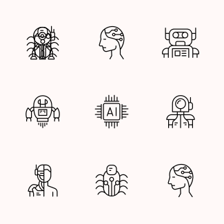 Robot icons pack