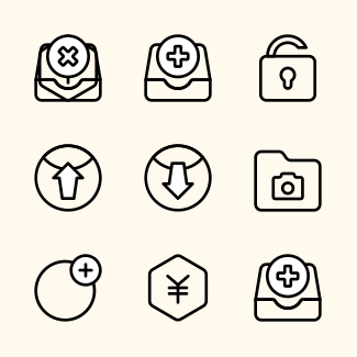 Basic Interface icons pack