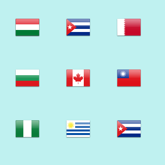 World flags icons pack