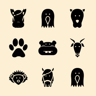 Wildlife icons pack