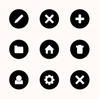 Basic icons pack