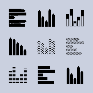 Infographic Bar Vol 12 icons pack