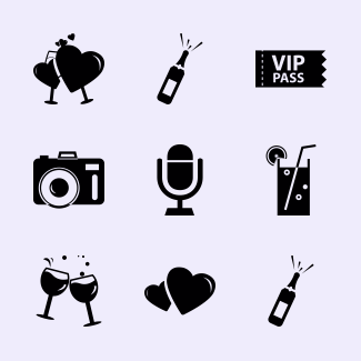 Celebrations icons pack