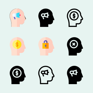 Human Mind icons pack