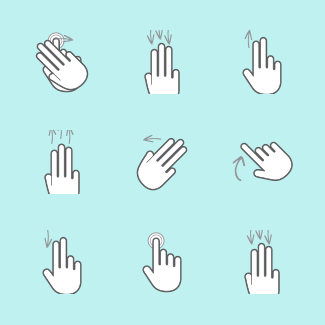 Interactive Gesture Pack icons pack