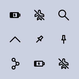 Basic Interface icons pack