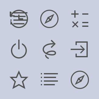 Simple Lines icons pack