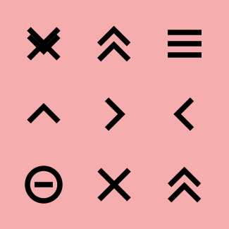 Solid line essential UI icon set icons pack