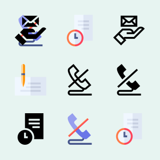 Contact Us icons pack
