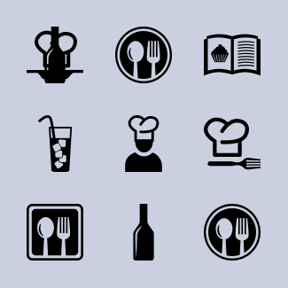 Kitchen icons pack