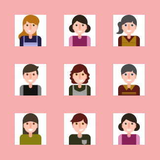 Simple Avatar Set icons pack