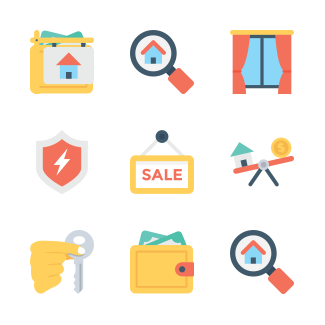 Real Estate icons pack