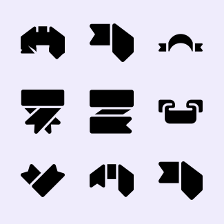Fill Ribbons icons pack