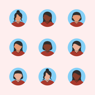 Flat classy users icons pack