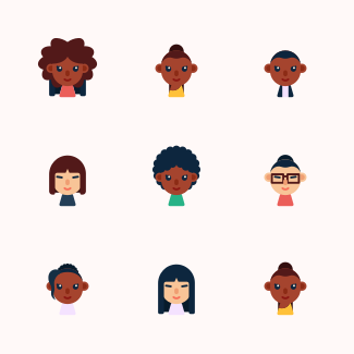 National Diversity Flat - Ethnic group icons pack
