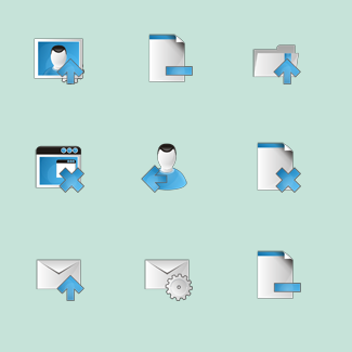 Blue Bits Basic and Bonus icons pack