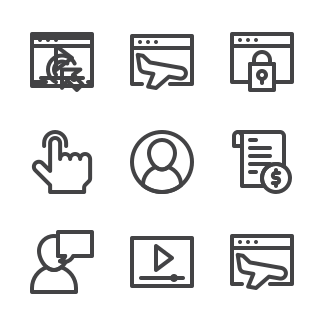 SEO Marketing icons pack