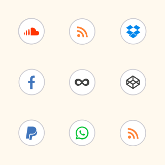 Social media vol.1 icons pack