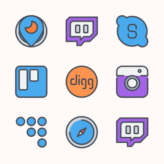 Social Media icons pack