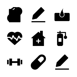 Medical icons pack