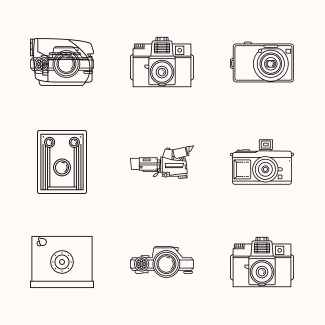 Detailed Cameras icons pack